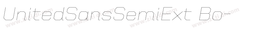 UnitedSansSemiExt Bo字体转换